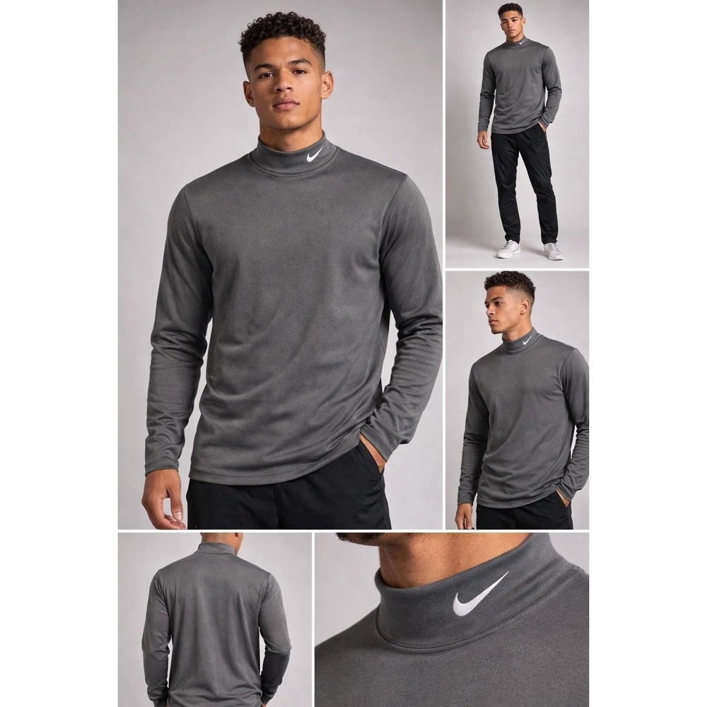 Nike Pro Hyperwarm Long Sleeve Fitted Shirts Mens Size Small Training EUC